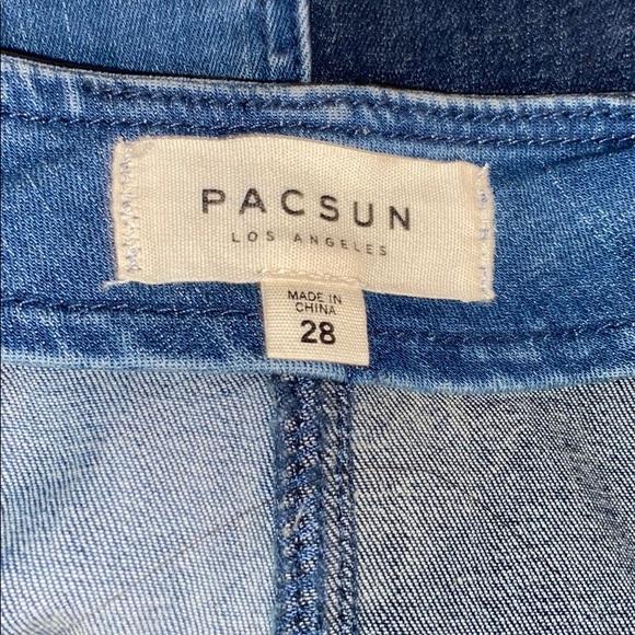 Pacsun two toned denim skirt - Picture 7 of 8